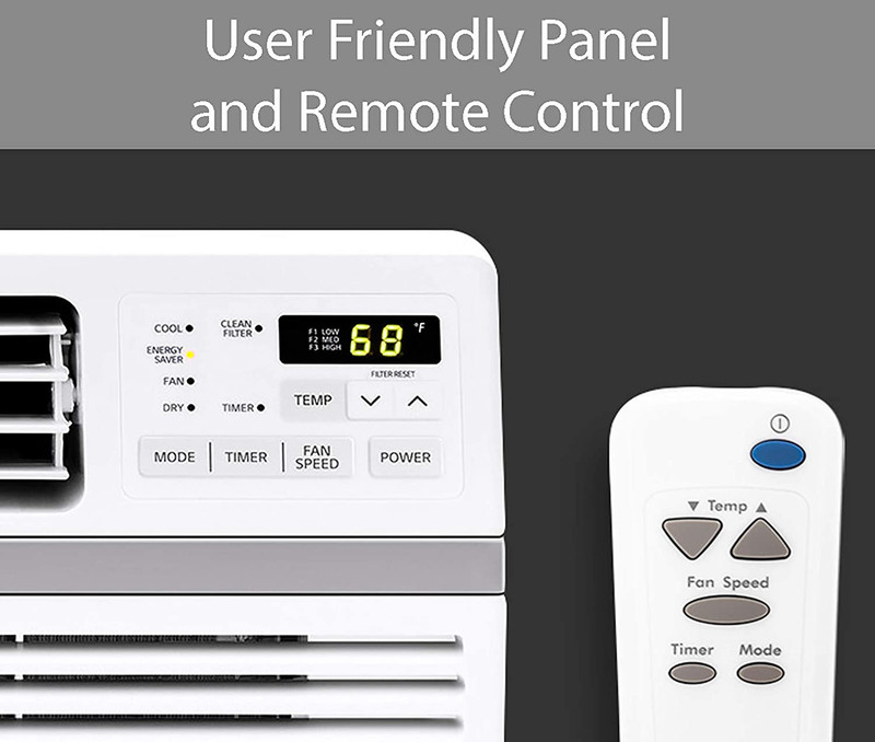 LG LW1216ER Window-Mounted AIR Conditioner with Remote Control - Never Wash  A Dish