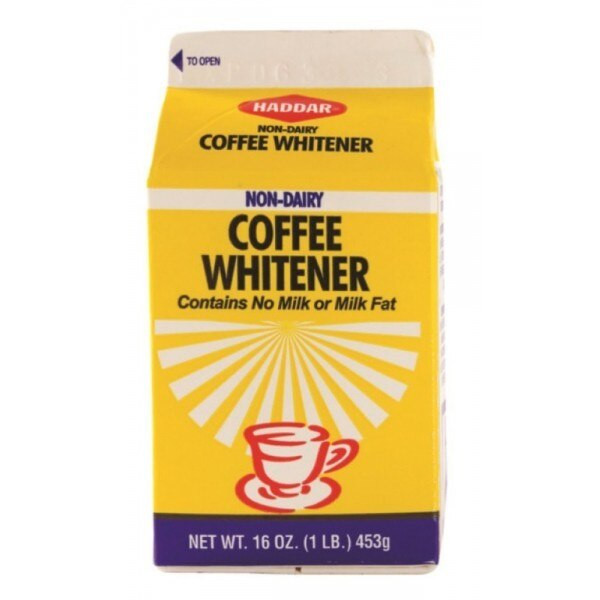 Haddar NonDairy Coffee Whitener, 16 Oz Never Wash A Dish