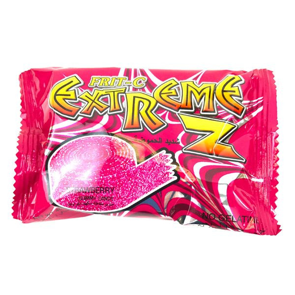 菓子 Strawberry Frit-C Extreme Z Strawberry Candy, 40g - Never Wash A Dish