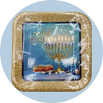 Chanukah Sameach Blue/Silver Sparkle Collection