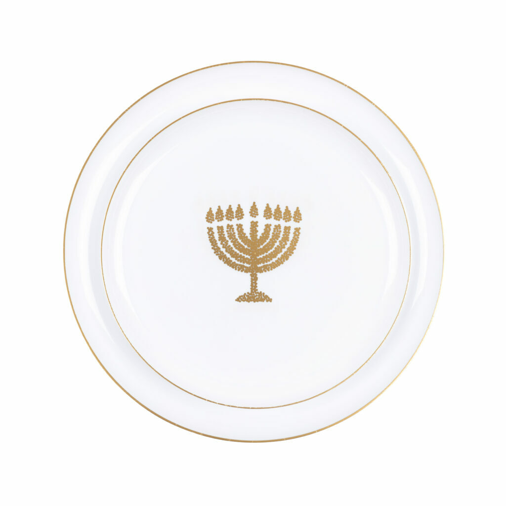 Chanukah Glittered Collection White