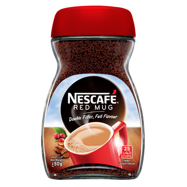 Nescafe Red Mug Instant Coffee, 50g - Never Wash A Dish