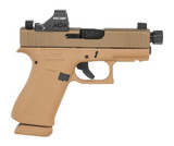 Glock G43X, 9mm Luger, 15+1 Capacity, 3.41" Barrel, DAO