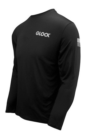 Glock AP96436, Long Sleeve Performance Shirt, 3XL, Black