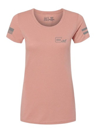 Glock AP96366, Glock Girl Flag Tee 2XL, Pink