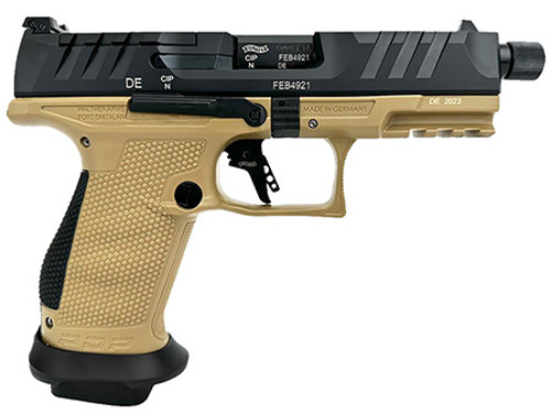 Walther PDP, 9mm Luger, 18+1, 4.60" Barrel, Pro SD, Striker Fire