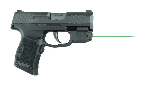 Crimson Trace LG-422G Laserguard, Green Laser, Fits Sig Sauer P365 Models