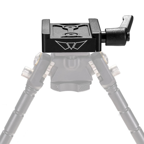Warne 7955M, Skyline ARCA Rail Adapter, Black, Skyline Series
