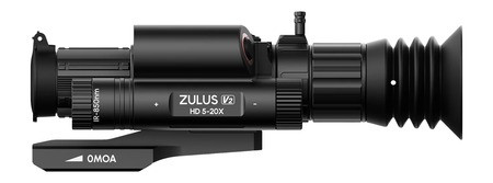 Riton Optics ZHD520RV2, 5-20X Magnification, D/N LSR RF