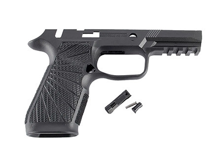 Wilson Combat Grip Module, 320CMB, Carry Series, Black Polymer Frame