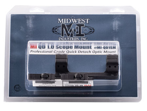 Midwest Industries 1" QD, 1-Pc Base & Ring Combo, Scope Mount/Ring Combo