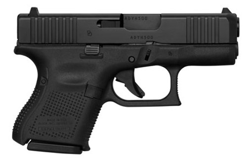 Glock G26, 9mm Luger, 10+1, 3.43" Barrel, Gen5, DAO Action