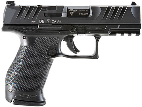 Walther PDP, 9mm Luger, 10+1, 4", Compact Optic Ready