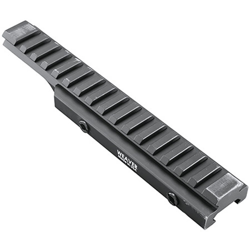 Weaver Flat Top Riser Rail, AR-Style, Picatinny Mount, Hardcoat Anodized
