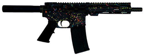 Great Lakes Firearms AR-15, 223 Wylde, 30+1, 7.50" Barrel, Splatter Series
