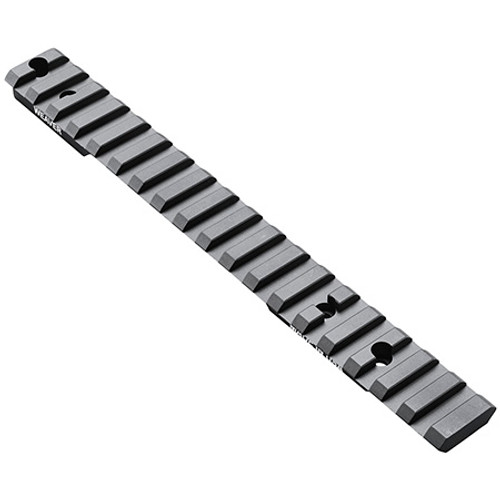 Weaver Multi-Slot Base, Extended, Rifle, 1-Piece Base, Black Anodized Weaver Multi-Slot Base, Extended, Rifle, 1-Piece Base, Black Anodized