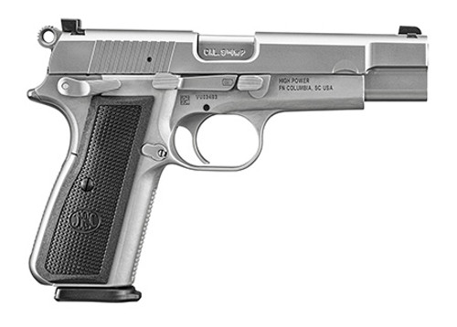 FN Herstal High Power, 9mm Luger, 17+1 Capacity, 4.70" Barrel, SAO Action