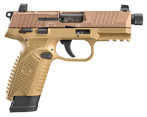 FN Herstal 502, 22 LR, 10+1, 4.60" Barrel, Tactical Series, SAO
