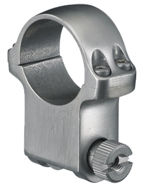 Ruger 6KHM Scope Ring, Extra High, Silver, 1" Tube, Steel