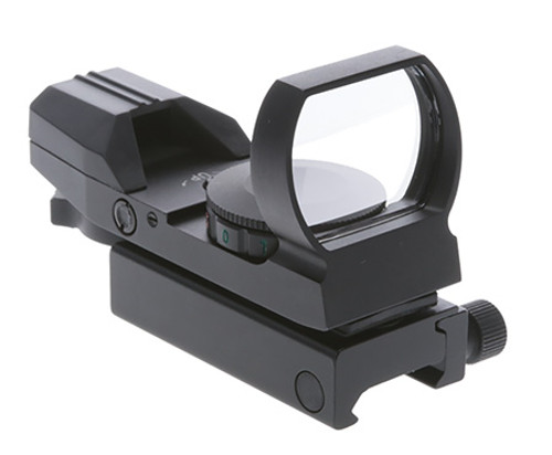 Truglo Open Dot Sight, Dual Color, 1x Magnification, Black Anodized