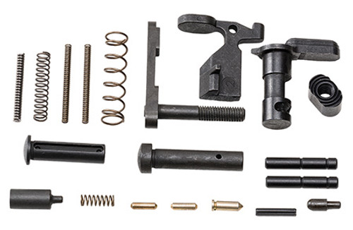 Rise Armament 12003 Lower Parts Kit, 8620 Steel, Phosphate Finish