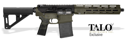 Diamondback DB1280W281, 8.6 Blackout, 20+1, 11" Rail, 12" Brace, Semi-Auto