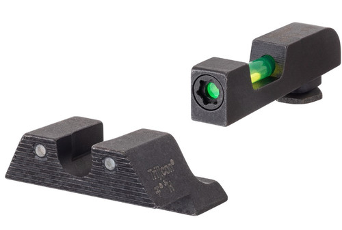 Trijicon Gl801-C-601102, DI Night Sight Set, Black, Fiber Optic & Tritium