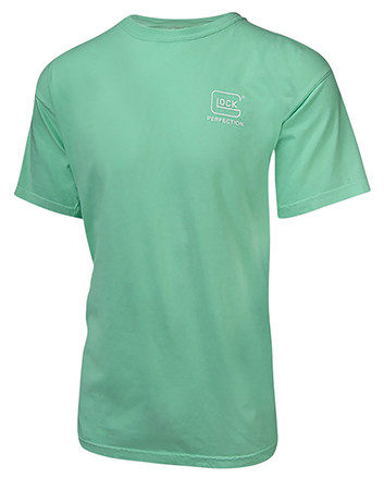 Glock Crossover, T-Shirt, Cotton, Short Sleeve, Medium, Turquoise
