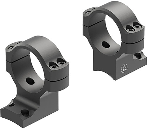 Leupold BackCountry Ring Mount, 30mm, High, 2-Piece, Matte Black