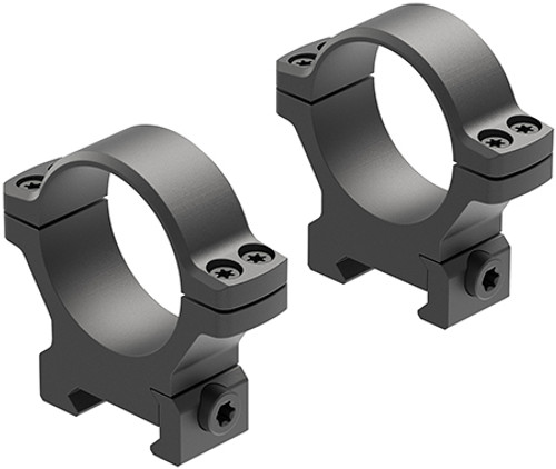 Leupold BackCountry Ring Set, 34mm, Cross-Slot, Matte Black