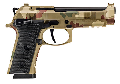 Beretta 92XI, 9mm Luger, 18+1, 4.70" Barrel, SAO, Frog Skin Camo
