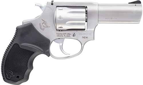 Taurus 942, 22 WMR, 8rd, 3" Barrel, DA/SA, Matte Stainless