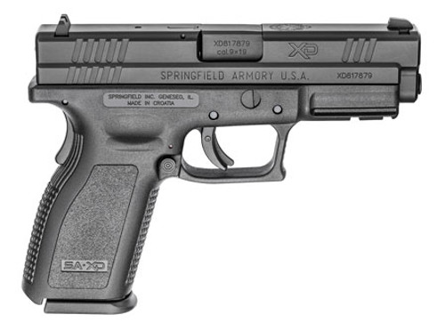 Springfield XD-9, 9mm Luger, Double Action Only