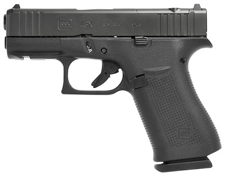 Glock G43X, MOS, 9mm Luger, 10+1, 3.41" Barrel, DAO