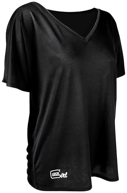 Glock Glock Girl Relaxed Shirt, 2XL, Black, Cotton, Short Sleeve