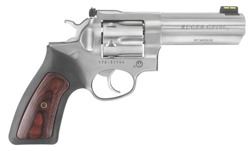 Ruger 1762 GP100, 357 Mag/38 Special, 6-Rd, Double/Single, Stainless
