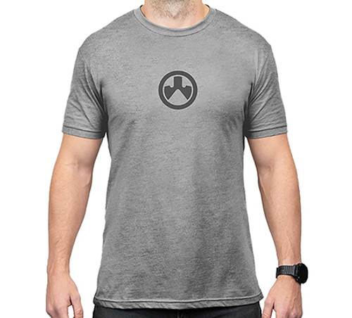 Magpul Icon Logo T-Shirt, Short Sleeve, 3XL, Stone Gray Heather