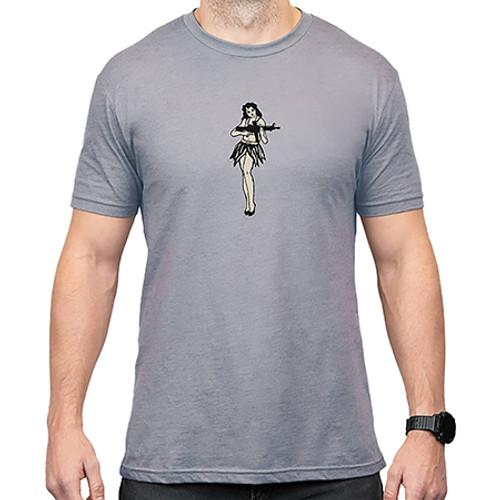 Magpul Hula Girl CVC T-Shirt, 2XL, Short Sleeve, Cotton/Polyester