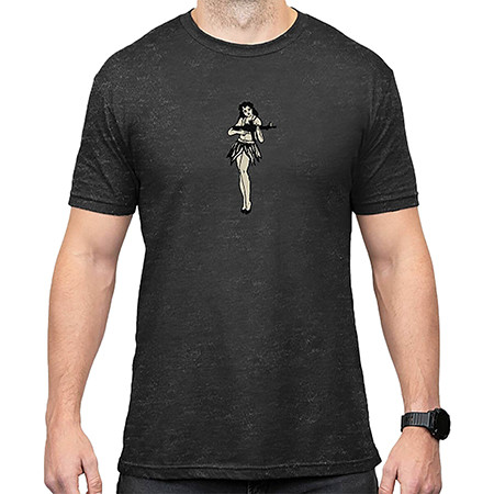 Magpul Hula Girl CVC 3XL T-Shirt, Charcoal Gray, Short Sleeve