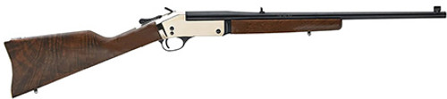 Henry Single Shot, 45-70 Gov, 1 Capacity, 22" Barrel, Right Hand, Brass