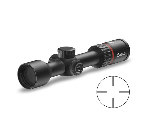 Burris Optics 201501, Fullfield, 2X-8X, 35mm, Plex Reticle, Black