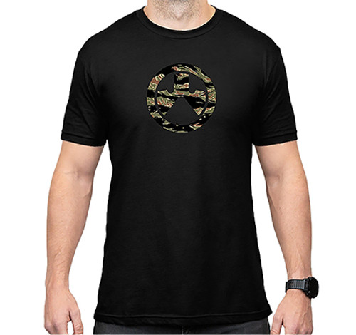 Magpul Tiger Stripe Icon T-Shirt, Medium, Cotton/Polyester, Black