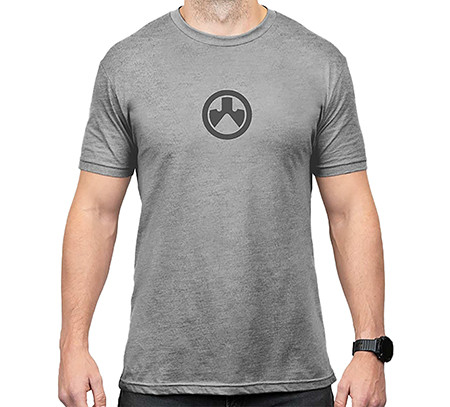 Magpul Go Bang Parts T-Shirt, Short Sleeve, Small, Stone Gray Heather