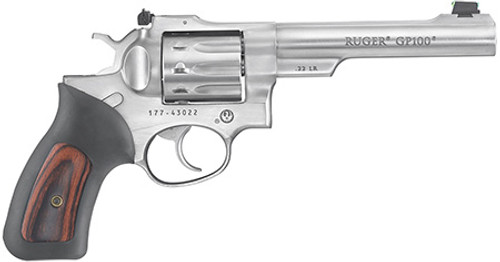 Ruger GP100, 22 LR, 10rd, 5.50" Barrel, DA/SA, Standard Series