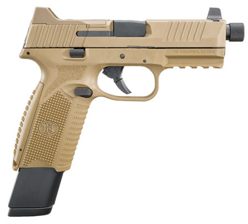 FN Herstal 509T, 9mm Luger, 17+1, 4.50" Barrel, Tactical, DAO