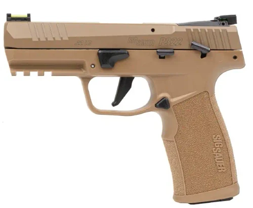 Sig Sauer 322CCAS, P322, 22LR, 4" Barrel, 20R, COY