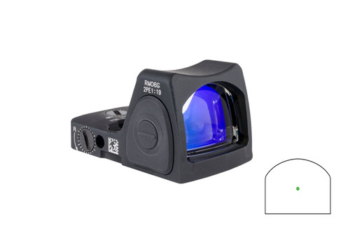 Trijicon RM06-C-700800, RMR Type 2 LED, 3.25 MOA Green Dot, 1X Mag