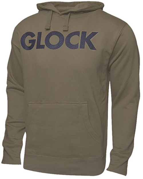 Glock Traditional Hoodie, Small, OD Green, Long Sleeve