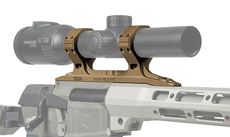 Q LLC 100-361, AUS Mount, 30mm Dia, Direct Mini Fix, FDE