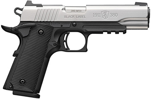 Browning 1911-380, 380 ACP, 8+1, 4.25", Black Label